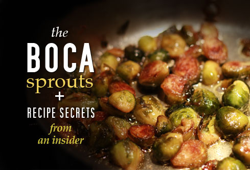 Post image for Restaurant Recipe: Boca Brussels Sprouts