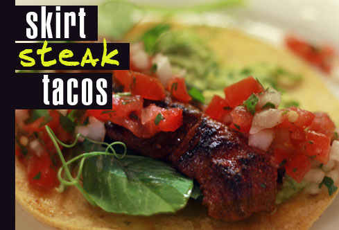 Post image for Cinco de Mayo: Skirt Steak Tacos Recipe